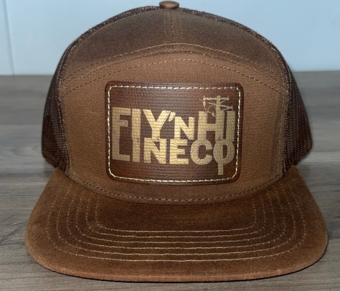 waxed lost hat co 7 panel