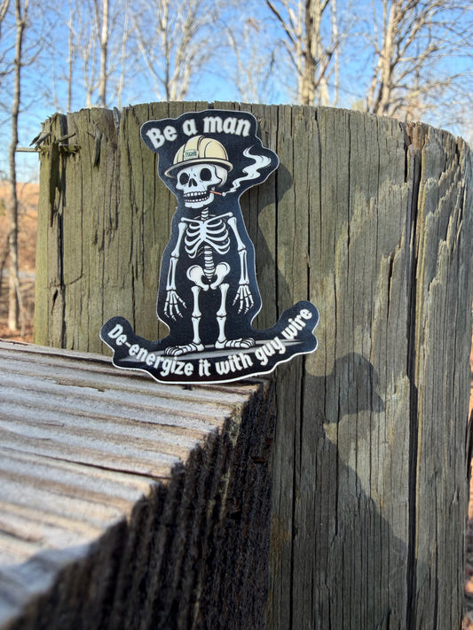 Old skeleton.