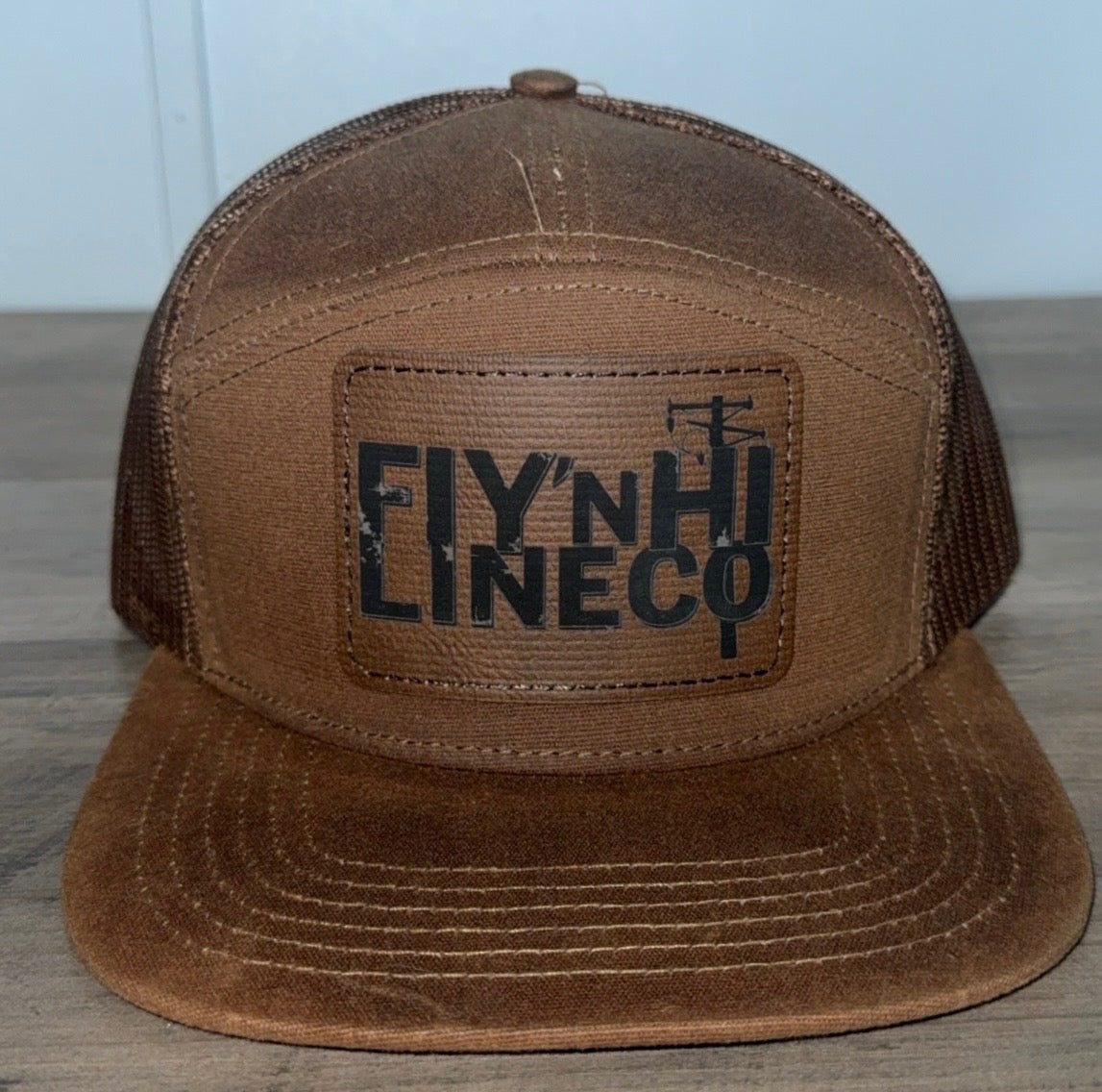 waxed lost hat co 7 panel