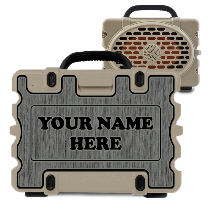 "YOUR NAME" - Custom Turtlebox® Shell with YOUR NAME