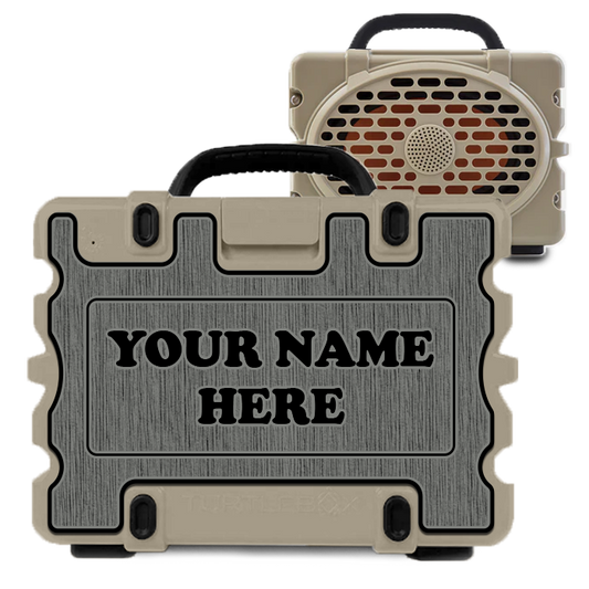 "YOUR NAME" - Custom Turtlebox® Shell with YOUR NAME