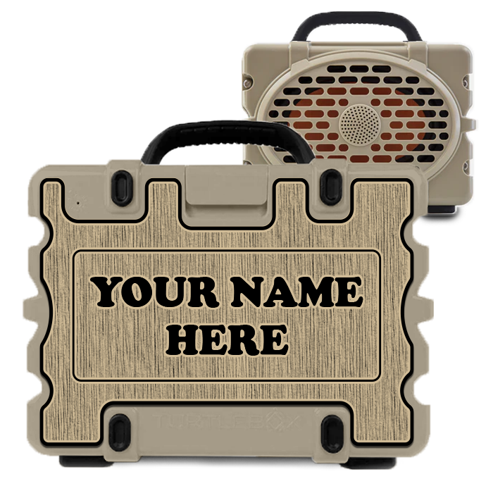 "YOUR NAME" - Custom Turtlebox® Shell with YOUR NAME