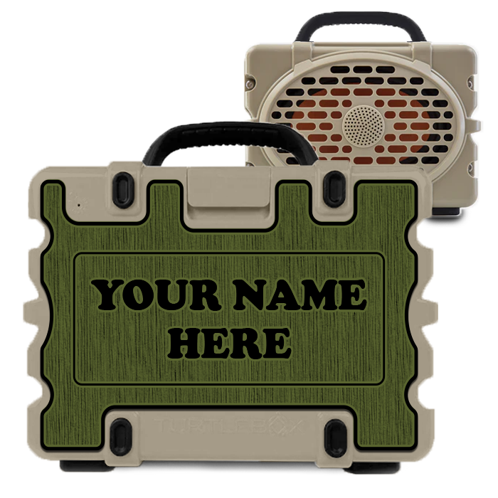 "YOUR NAME" - Custom Turtlebox® Shell with YOUR NAME