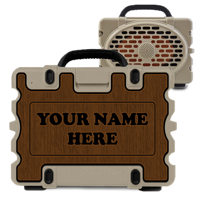 "YOUR NAME" - Custom Turtlebox® Shell with YOUR NAME
