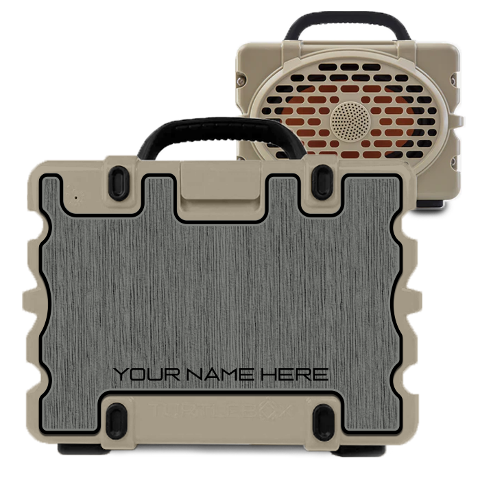 "Whose Is It" - Custom Turtlebox® Shell with YOUR NAME OR LOGO