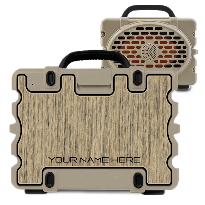 "Whose Is It" - Custom Turtlebox® Shell with YOUR NAME OR LOGO