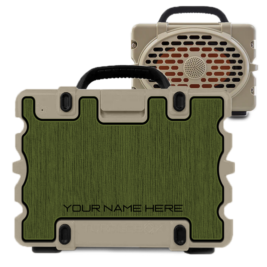 "Whose Is It" - Custom Turtlebox® Shell with YOUR NAME OR LOGO