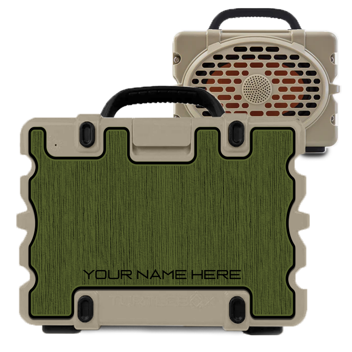 "Whose Is It" - Custom Turtlebox® Shell with YOUR NAME OR LOGO