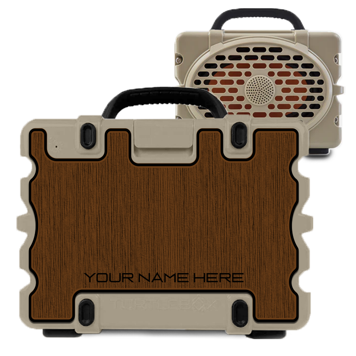"Whose Is It" - Custom Turtlebox® Shell with YOUR NAME OR LOGO