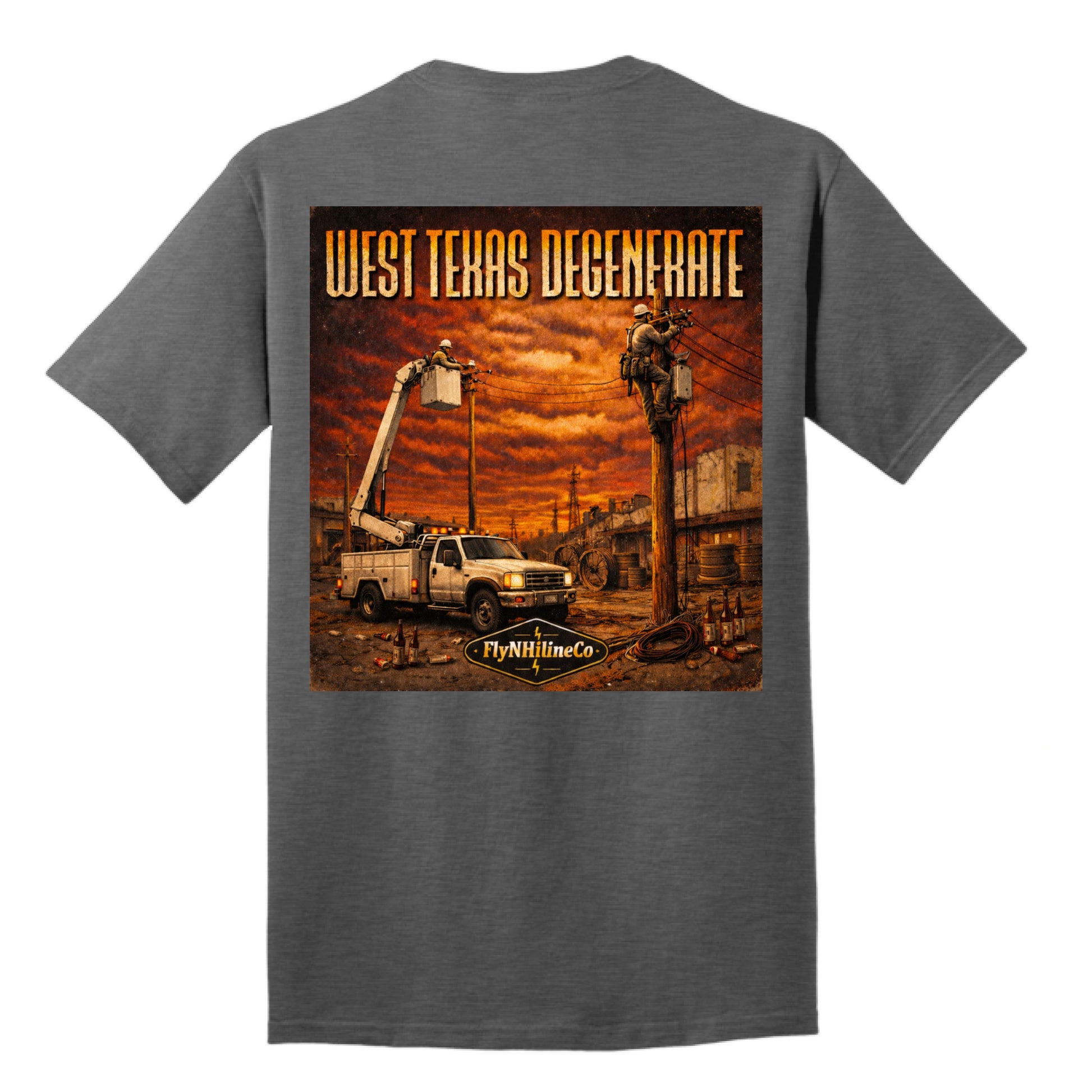 Dark Heather Grey - BACK